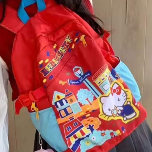 Kitty Red Backpack - Picture 3 of 6